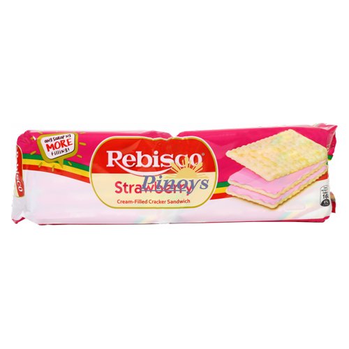 Krekry s krémovou náplní s příchutí jahod 320 g - Rebisco