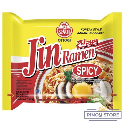 Korean Instant Ramen Noodle Soup, Spicy 120 g - Ottogi