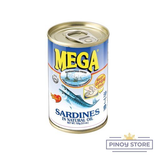 Sardines natural in oil 155 g - Mega