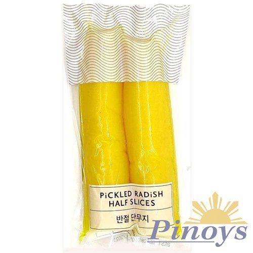 Oshinko Pickled Sweet Yellow Radish, half-cut 350 g - LV Zheng
