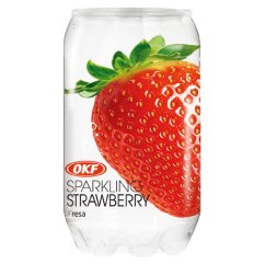 Perlivý nápoj s příchutí jahod 350 ml - OKF