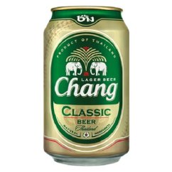 Thajské pivo v plechovce 5%, 11°, 330 ml - Chang