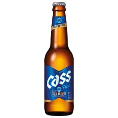 Korejské pivo v láhvi 4,5%, 10,5°, 330 ml - Cass