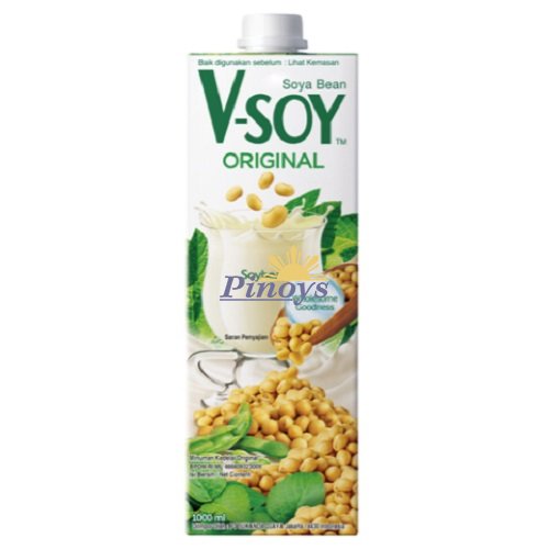 Soybean Milk V-Soy, Tetrapack 1 l - Vitamilk :: Pinoys.eu