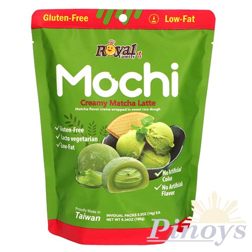 Krémové mochi s matcha latte příchutí 180 g - Royal Family