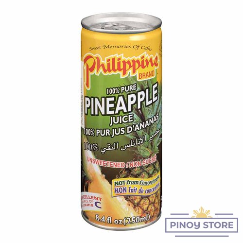 Ananasový džus 100% 250 ml - Philippine brand