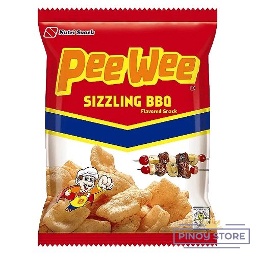 Pee Wee Sizzling BBQ flavour 90 g - Nutri Snack