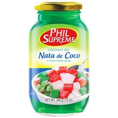 Coconut Gel Green, Nata de Coco 340 g - Phil Supreme