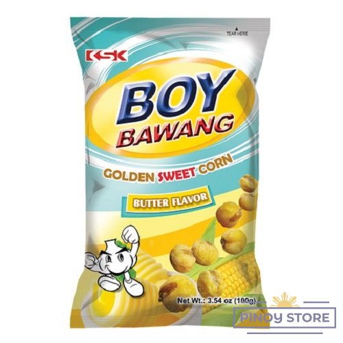Kukuřičný snack s máslovou příchutí Boy Bawang 100 g - KSK Food