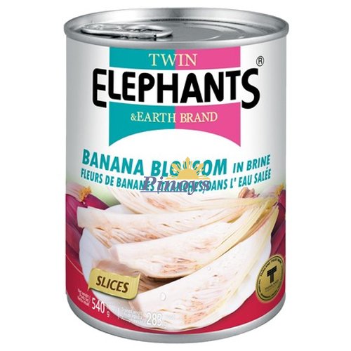 Krájený banánový květ v nálevu 540 g - Twin Elephants