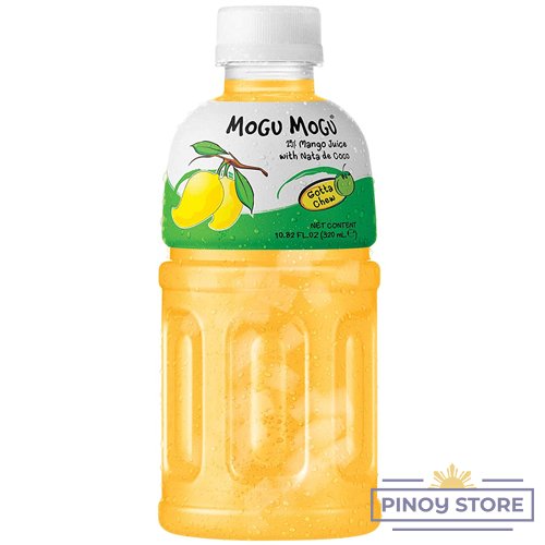 Mogu mogu Mango drink with nata de coco 320 ml - Sappe