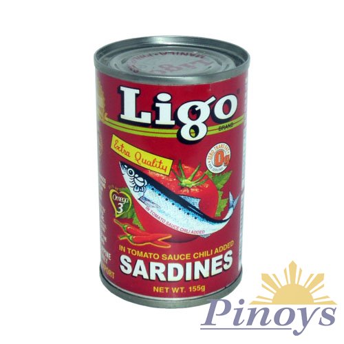 Sardines in chili tomato sauce 155 g - Ligo