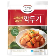 Čerstvá korejská kimchi ředkev Kaktuki, krájená 500 g - JONGGA