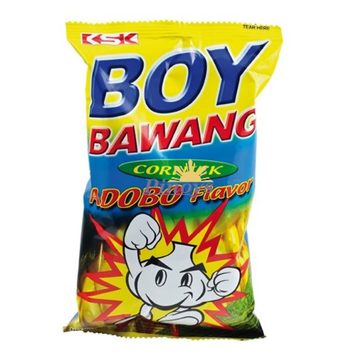 Kukuřičný snack s příchutí Adobo, Boy Bawang 90 g - KSK Food