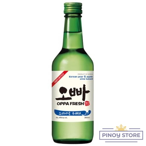 Tradiční korejský alkoholický nápoj Soju s příchutí Fresh 360 ml - Oppa