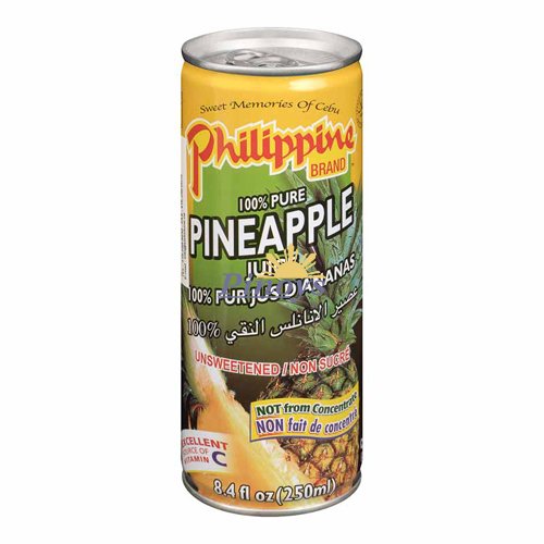 Pineapple juice 100% 250 ml Philippine brand ::