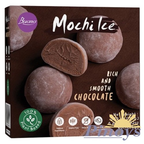 Mražené Vegan Mochi s příchutí čokolády 156 g - Buono