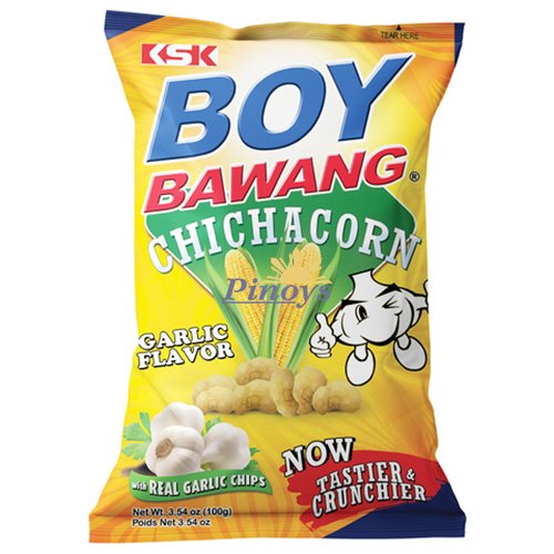 Kukuřičný snack s česnekovou příchutí Boy Bawang 100 g - KSK Food