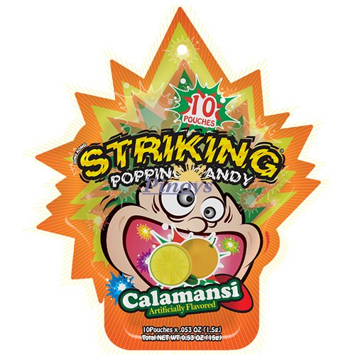 Popping Candy Calamansi flavoured 15 g - Striking