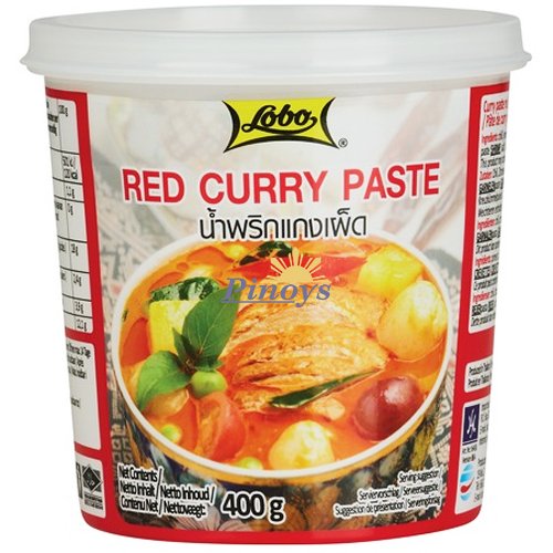 Červená kari pasta 400 g - Lobo
