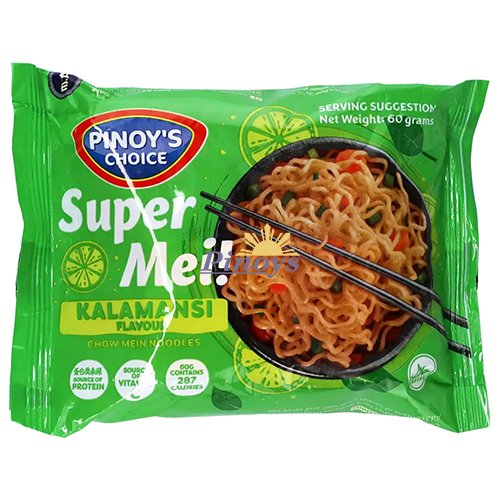 Super Mei! Instantní nudle s příchutí kalamansi 60 g – Pinoy's Choice