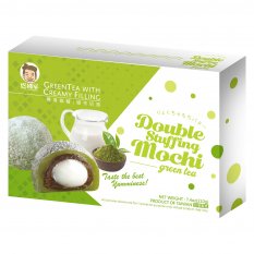 Mochi Double Stuffing Green Tea Rice Cake 210 g - Szu Shen Po
