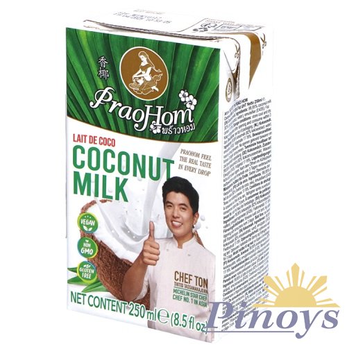 Kokosové mléko 17-19% tuku 250 ml - Prao Hom