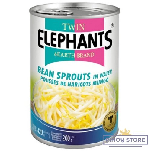 Mung Bean Sprouts in water 420 g - Twin Elephants