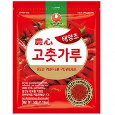 Korean Chili Powder for seasoning and kimchi, Gochugaru 500 g - Nongshim