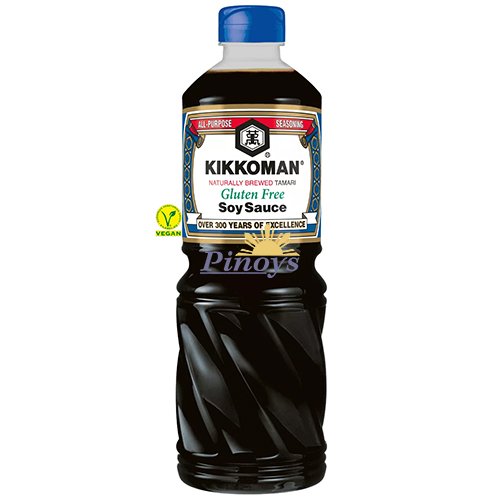Tamari Soy Sauce, Naturally Brewed, Gluten Free 1 l - Kikkoman