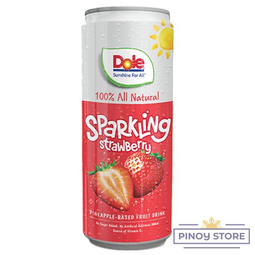 Sparkling Drink with Strawberry flavour 240 ml - Dole