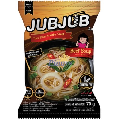 Instantní rýžové nudle s hovězí příchutí 70 g - Jub Jub