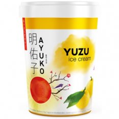 Japonská zmrzlina s příchutí Yuzu citrusů 500 ml - Ayuko