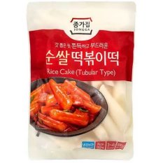 Rice Cake Tubes Tteokbokki, Topokki 500 g - JONGGA