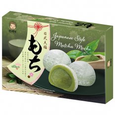 Rýžové koláčky Mochi s náplní Matcha 210 g - Szu Shen Po