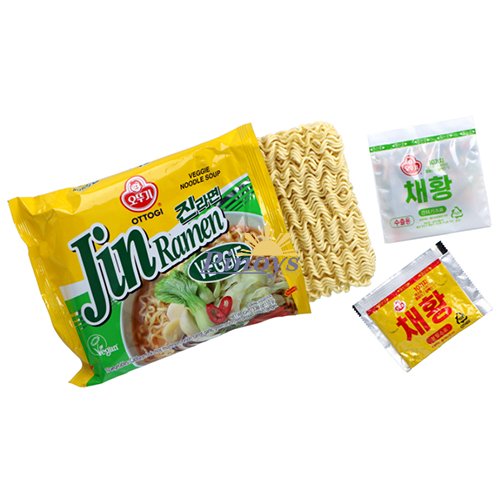 Instantní korejská nudlová polévka Ramen Veggie 120 g - Ottogi