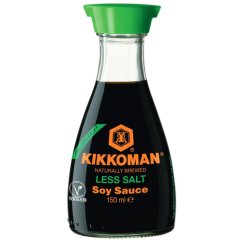 Less Salt Soy Sauce, Naturally Brewed 150 ml - Kikkoman