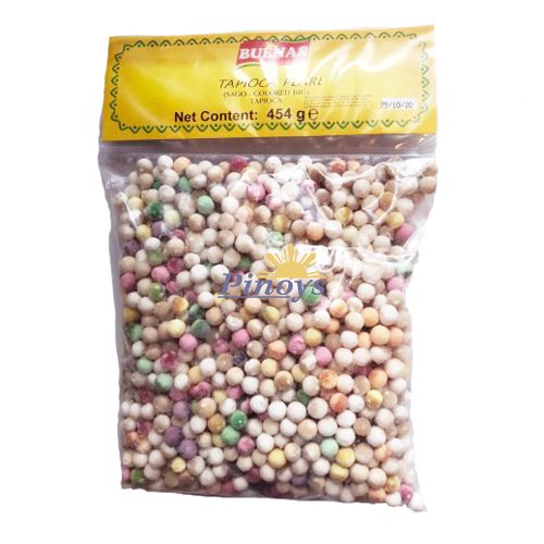 Barevné tapiokové perly, velké 227 g - Aling Conching