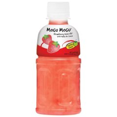 Jahodový nápoj s kokosovou želatinou Mogu mogu 320 ml - Sappe