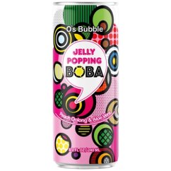 Peach & Aloe Bubble Tea Drink, boba 240 ml - O's Bubble