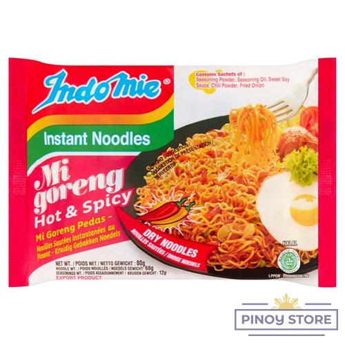 Instant fried noodles Mi Goreng, spicy 80 g - Indomie