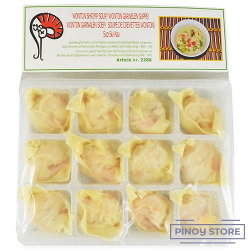 Wonton Dumplings for Soup with Shrimp 180 g - Mooijer