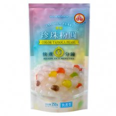 Tapiokové perly pro bubble tea barevné 250 g - Wu Fu Yuan
