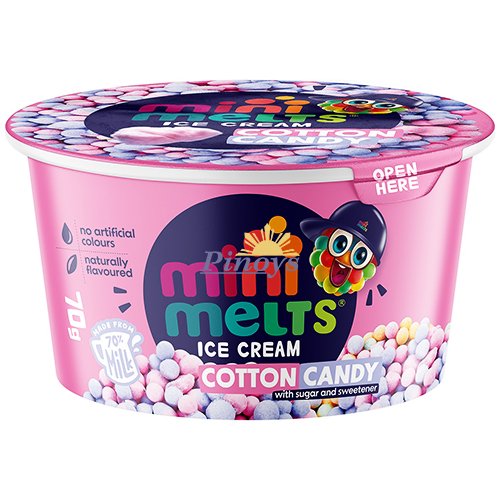 Zmzlinové kuličky s příchutí cukrové vaty 70 g - Mini Melts