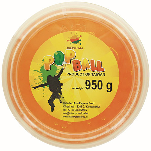 Praskájící Boba kuličky s mangovou příchutí 550 g - Pinshan