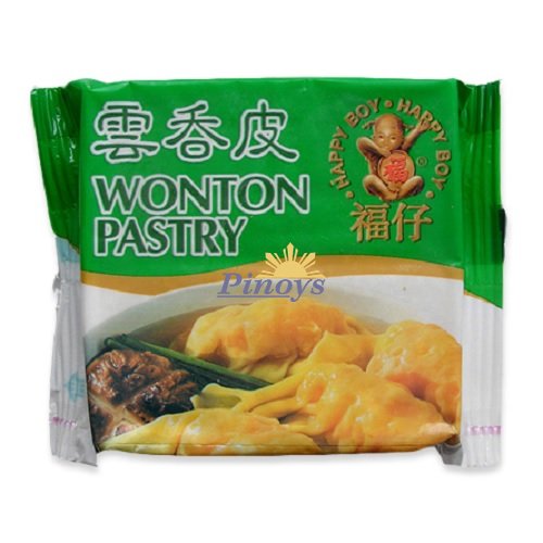 Wonton Sheets, Wrappers for Soup or Siomai 200 g - Happy Boy