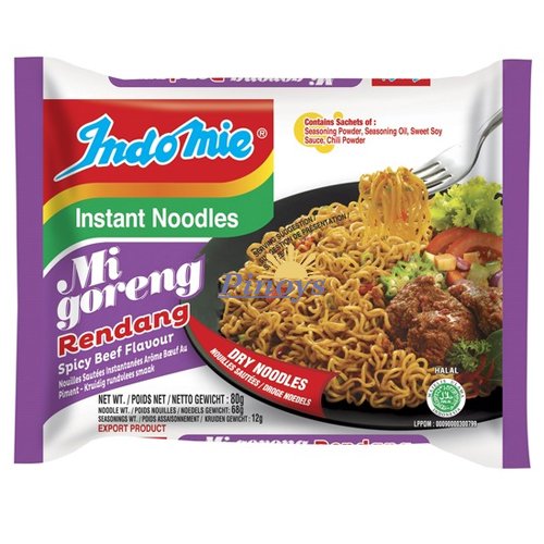 Instantní smažené nudle s příchutí hovězího Rendangu 80 g - Indomie