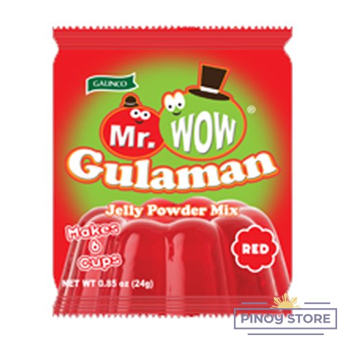 Želatinový prášek Mr. Wow Gulaman červený 24 g - Galinco