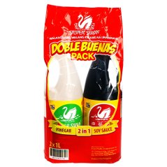 Sojová omáčka a ocet 2 v 1 (2 x 1l) 2 l - Silver Swan