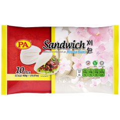 Sandwich Bao Bun without filling (10 pcs x 45g) 450 g - PA